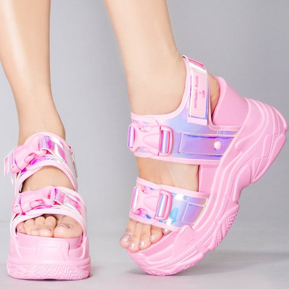 ★2024SS新作★BINARY01★Heart Platform Slippers S41983e9a2b5c4317bbc507ba1dc5f